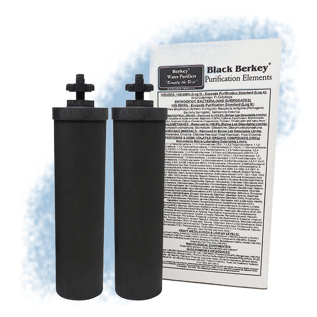 USABerkeyFilters Black Berkey Purification Elements blue stripe