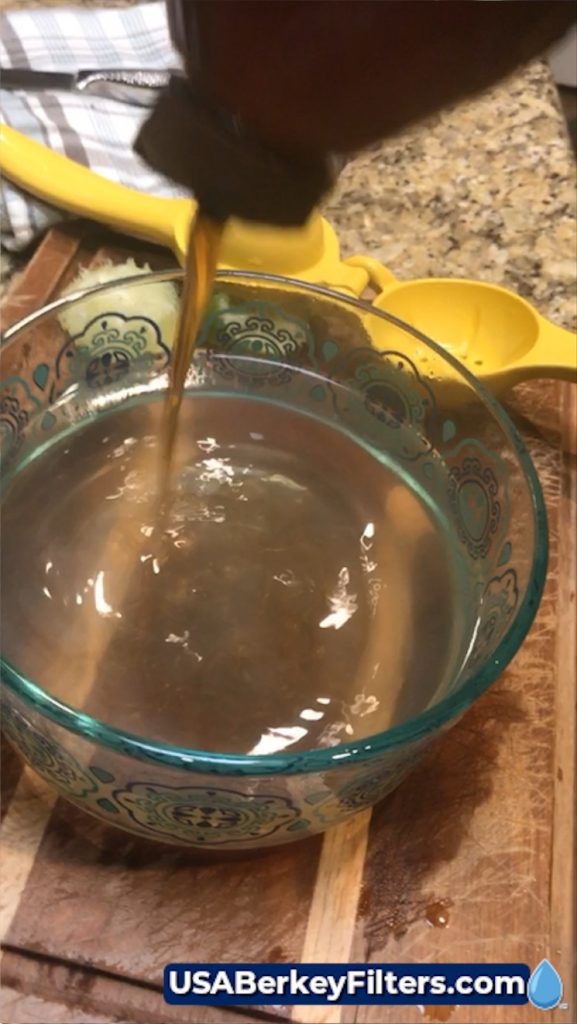 USABF Ginger Tea Recipe stir in honey 5