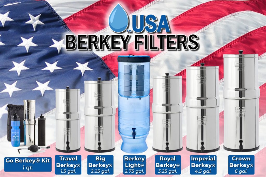 USABF Flag IG 3 Berkey Systems names capacities blue boxes 70